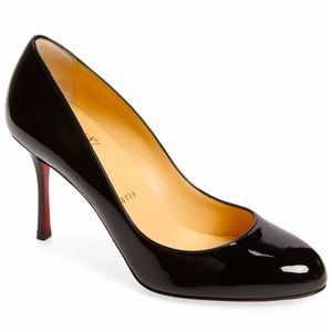 Authentic Christian Louboutin 3.25 inch heels.
